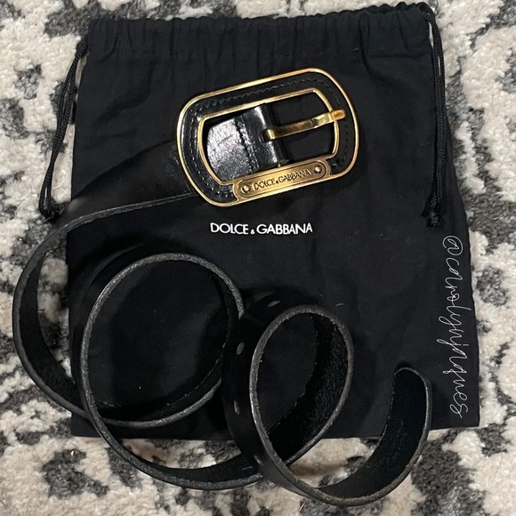 Authentic Dolce & Gabbana Leather Belt - Picture 2 of 10